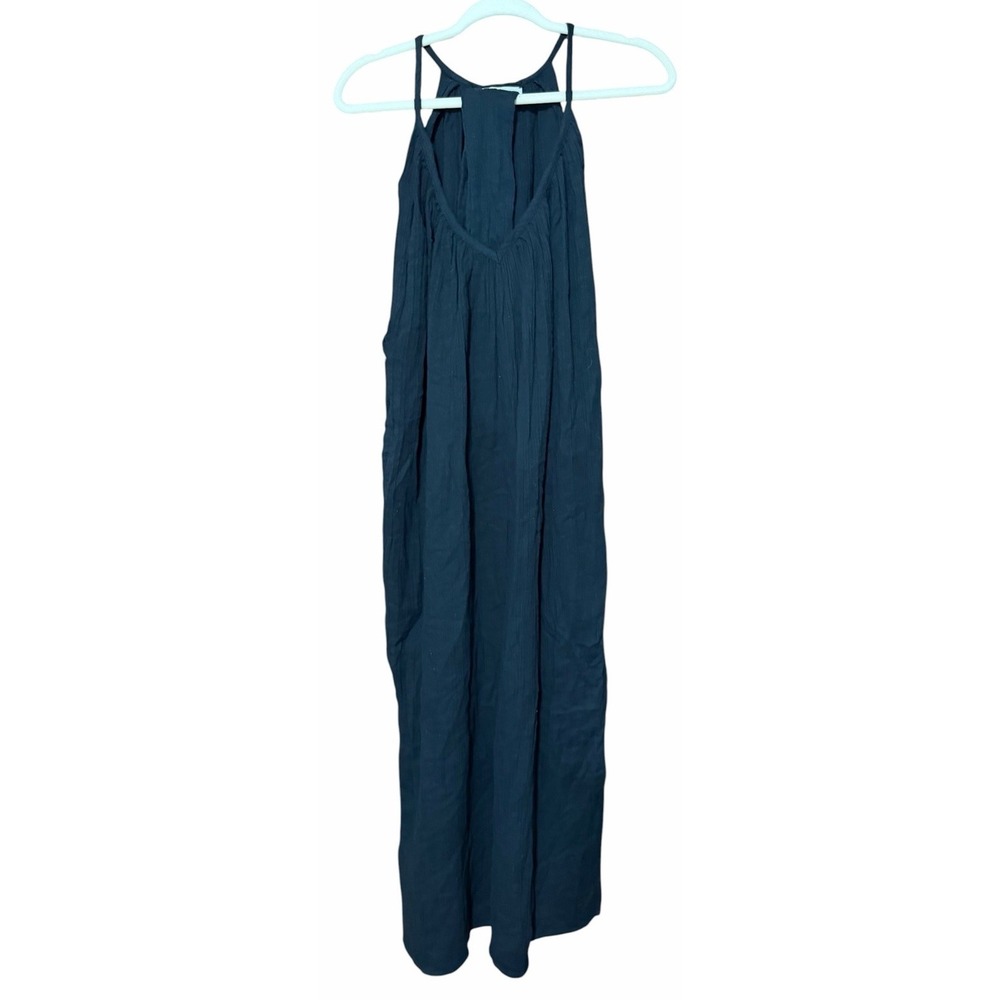 Mara Hoffman Organic Cotton Sleeveless Maxi Dress Black Women's Size Small